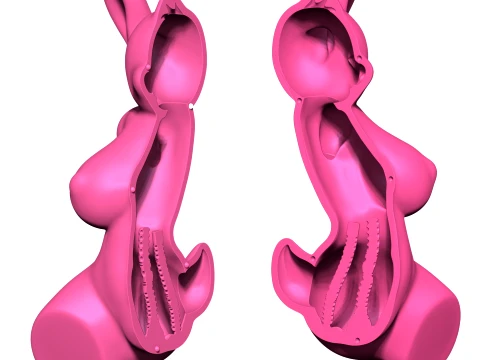 Stitch Masturbators with molds 3D Print Model