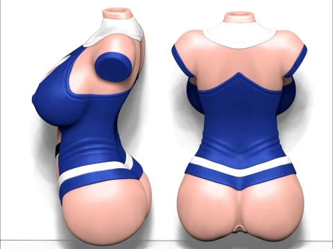 Fantasy Masturbators SUE STORM with molds 3D Print Model