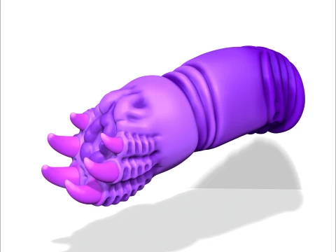 Fantasy alien Masturbators with molds 3D Print Model