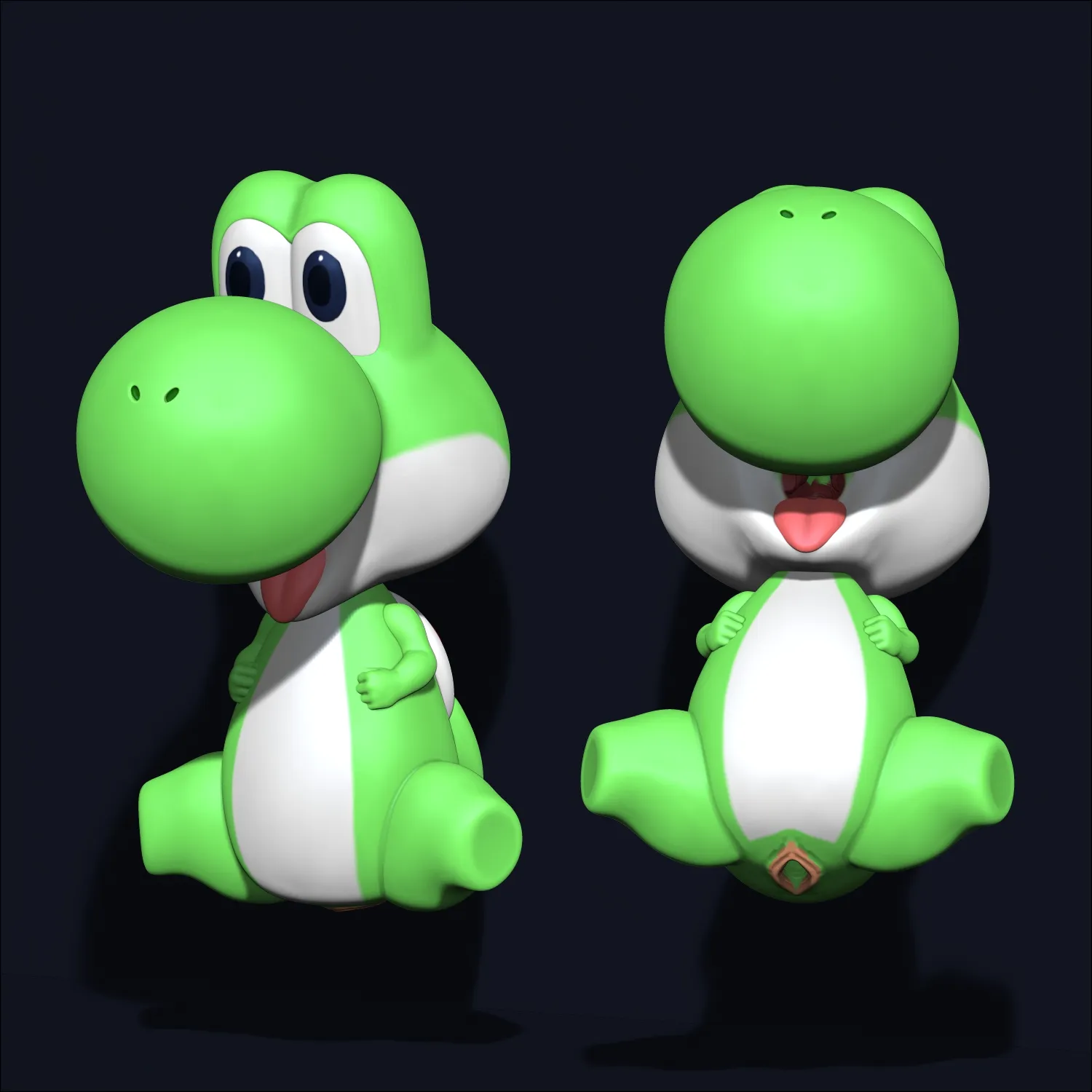 Masturbators yoshi with molds 3D Print Model .c4d .max .obj .3ds .fbx .stl .blend 