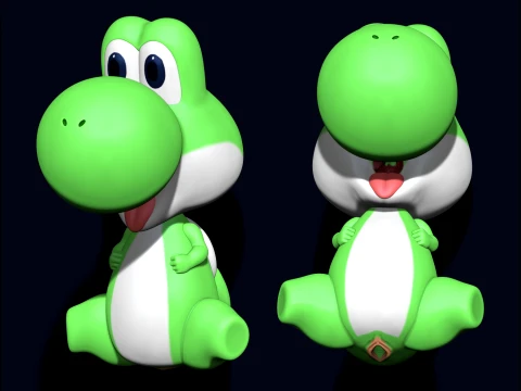 Masturbators yoshi with molds 3D Print Model