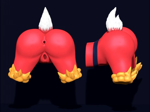 Cinderace Masturbators with molds 3D Print Model