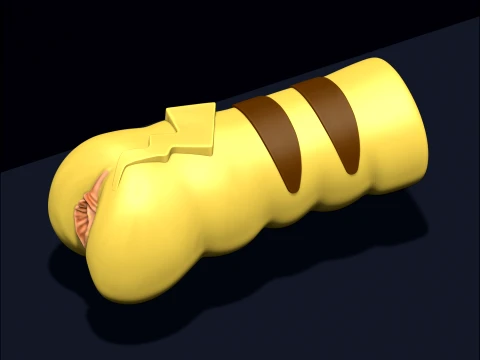 Masturbators pikachu with molds 3D Print Model