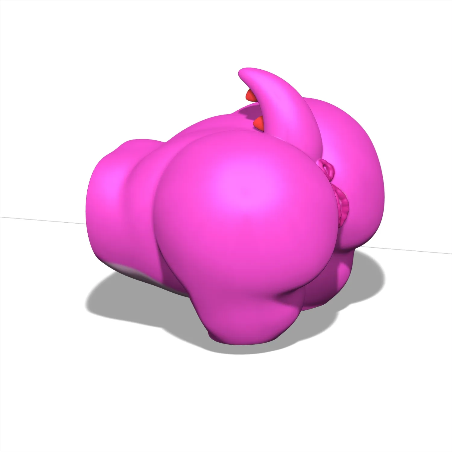 Masturbators Birdo with mold 3D Print Model .c4d .max .obj .3ds .fbx .stl .blend 