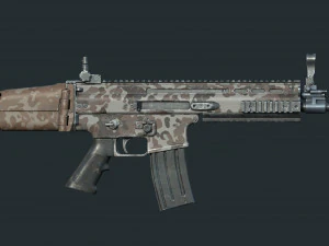 cicatrice l camouflage Modèle 3D