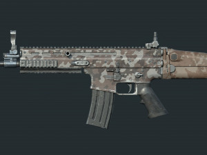 scar l camo 3D Модель