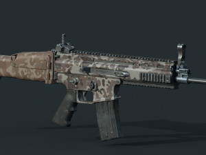 scar l camo 3D Модель