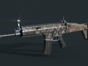 scar l camo 3D Модель
