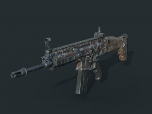 scar l camo 3D Модель