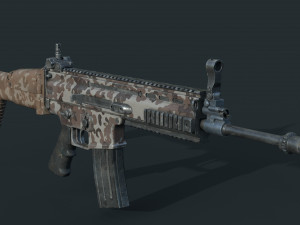 scar l camo 3D Модель