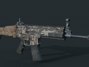 scar l camo 3D Модель