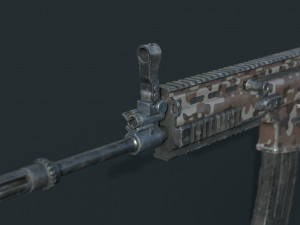 scar l camo 3D Модель