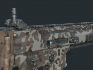 scar l camo 3D Модель