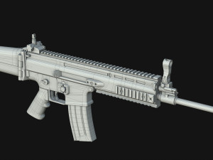 scar l camo 3D Модель