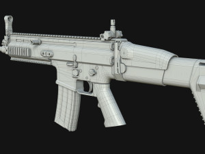 scar l camo 3D Модель