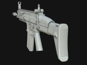 scar l camo 3D Модель