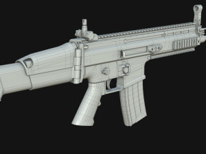 scar l camo 3D Модель