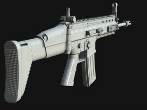 scar l camo 3D Модель