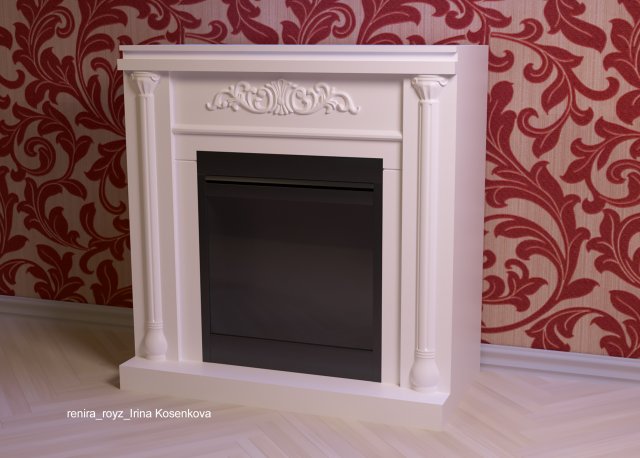 fireplace 3D 모델 .c4d .max .obj .3ds .fbx .stl .blend 