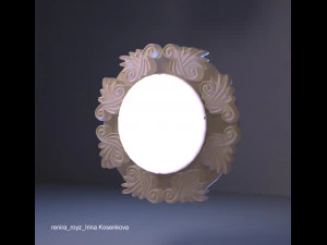 bas-relief lamp 3D Model