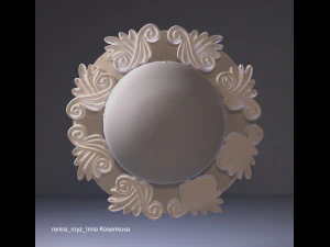 bas-relief lamp 3D Model