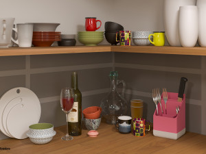 tableware 3D मॉडल