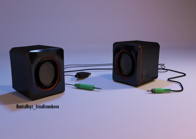loudspeakers 3D मॉडल .c4d .max .obj .3ds .fbx .stl .blend 