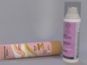 hand cream velvet hands 3Dモデル