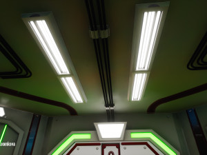 modular sci fi corridor 3D Model