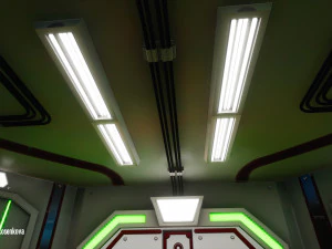 modular sci fi corridor 3D Model