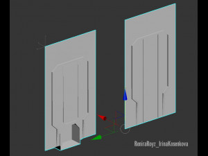 panel set 3D 模型
