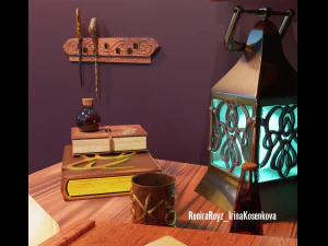 the wizards desktop 3D Model