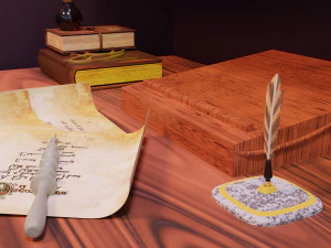 the wizards desktop 3D Model