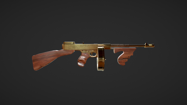 tommy 14k gold Model 3D .c4d .max .obj .3ds .fbx .stl .blend 