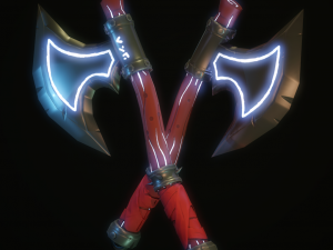 Stylized axe 3D मॉडल