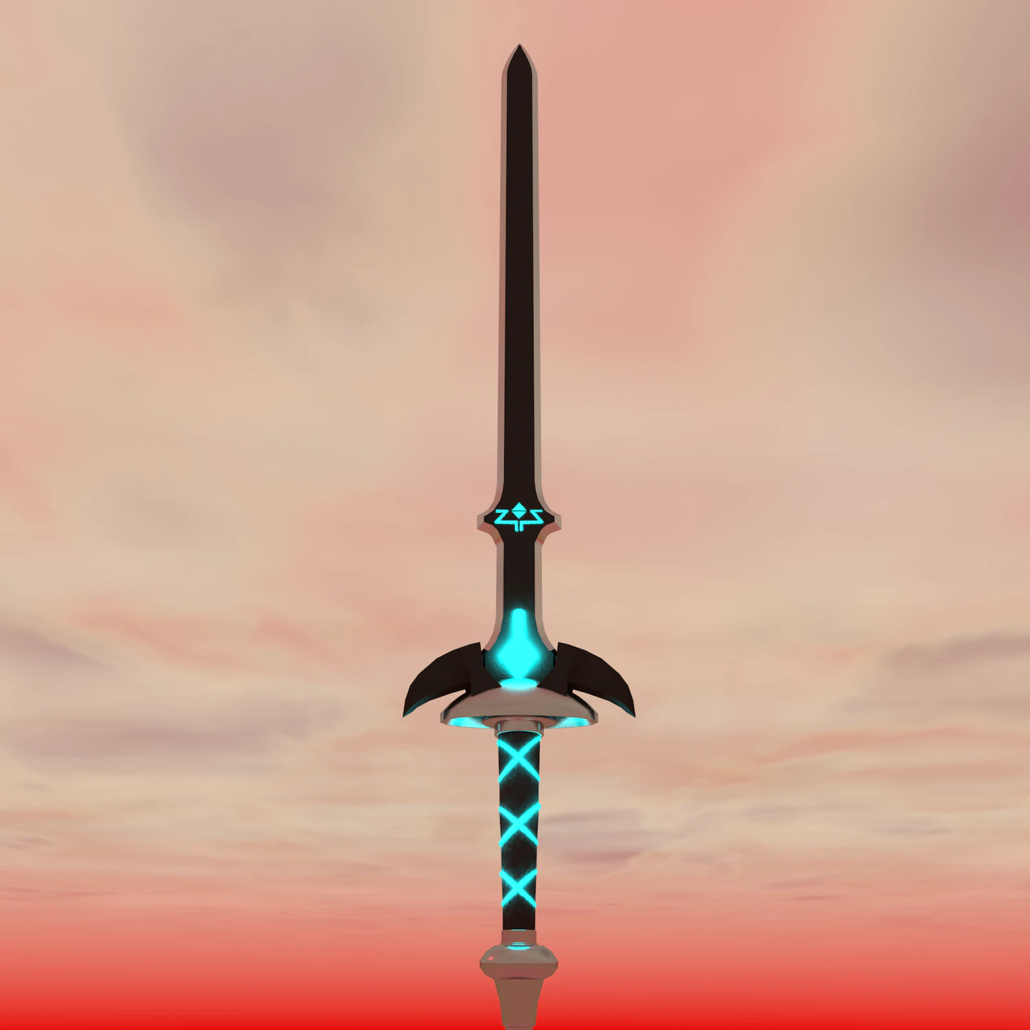 magic sword 3D Model .c4d .max .obj .3ds .fbx .stl .blend 