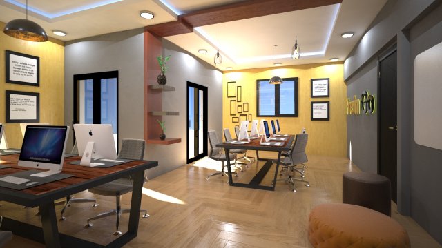 office interior design 3D 모델 .c4d .max .obj .3ds .fbx .stl .blend