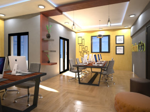 office interior design 3D Model