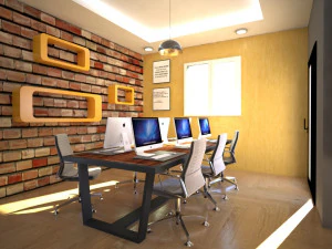 office interior design 3D Model