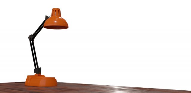 tabel lamp 3D Model .c4d .max .obj .3ds .fbx .stl .blend 