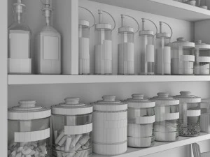 kitchen set 3D Model