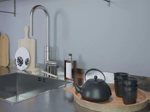 kitchen set 3D Model