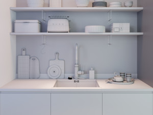 kitchen set 3D Model