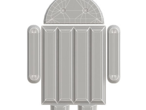 android kit kat logo 3D Модель
