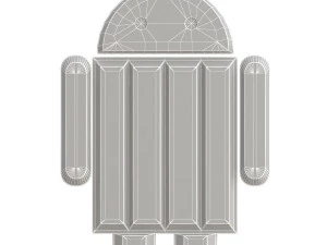 android kit kat logo 3D Model