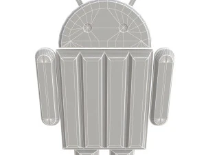 android kit kat logo 3D Model