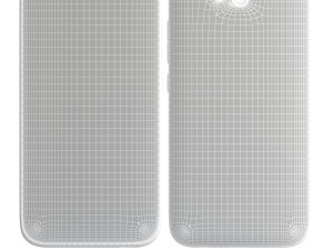 htc desire 616 white 3D Модель
