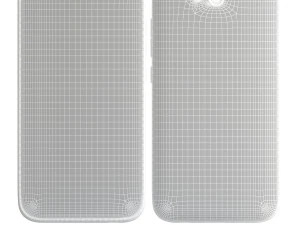 htc desire 616 white 3D Model