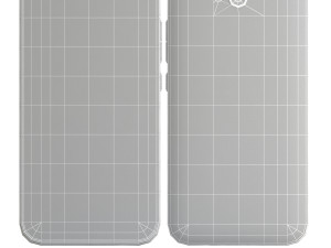 htc desire 616 white 3D Модель