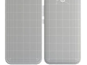 htc desire 616 white 3D Model